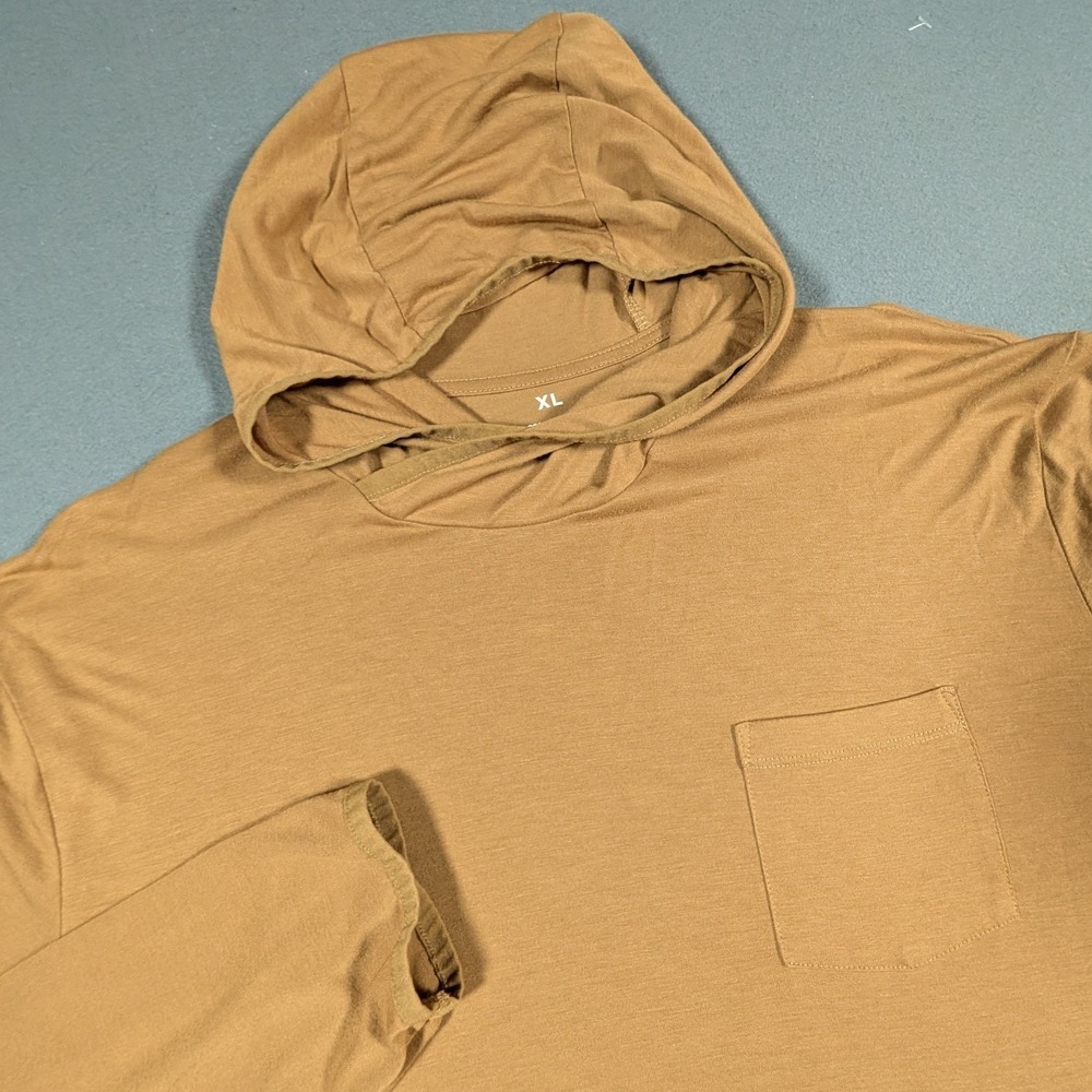 Free Fly Bamboo Hoodie Mens Size XL Long Sleeve Pocket Sun Shirt
